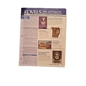 Vintage Kovels On Antiques Collectibles Newsletter December 2005 Volume 35 No. 4